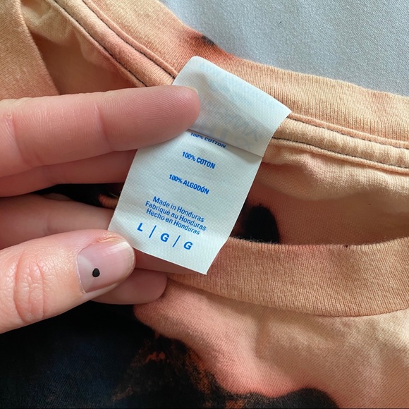 DARE D.A.R.E. T-Shirt Rainbow Large Tee Black 90's - Picture 4 of 5